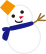 雪だるま（中央）